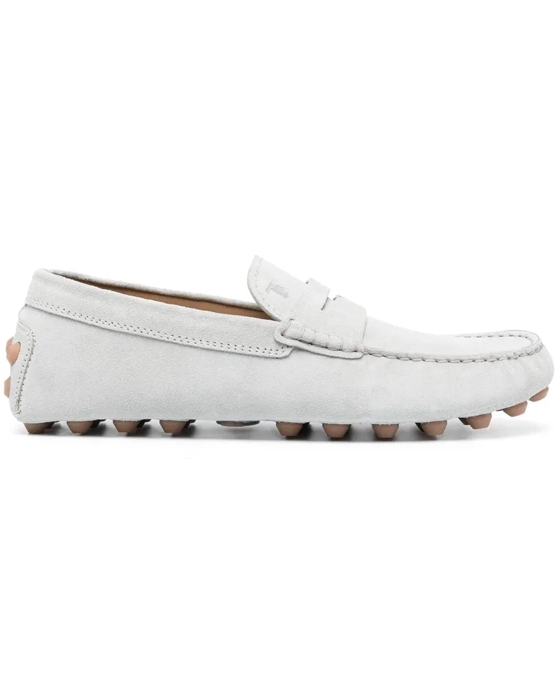 TOD'S Gommino Loafer aus Wildleder - Grau Grau
