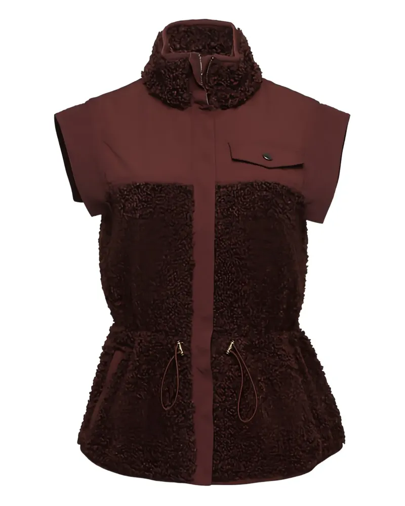 Ulla Johnson Weste mit Fleece-Einsätzen - Braun Braun