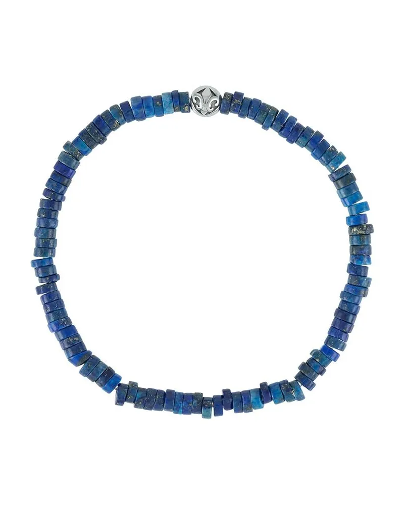 Nialaya Armband mit Lapislazuli-Perlen - Blau Blau