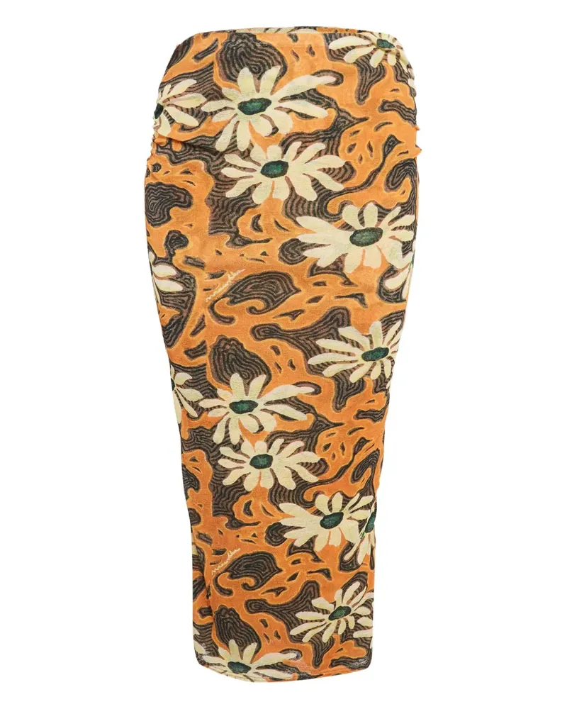Nanushka Daisy Swirl Rock - Orange Orange