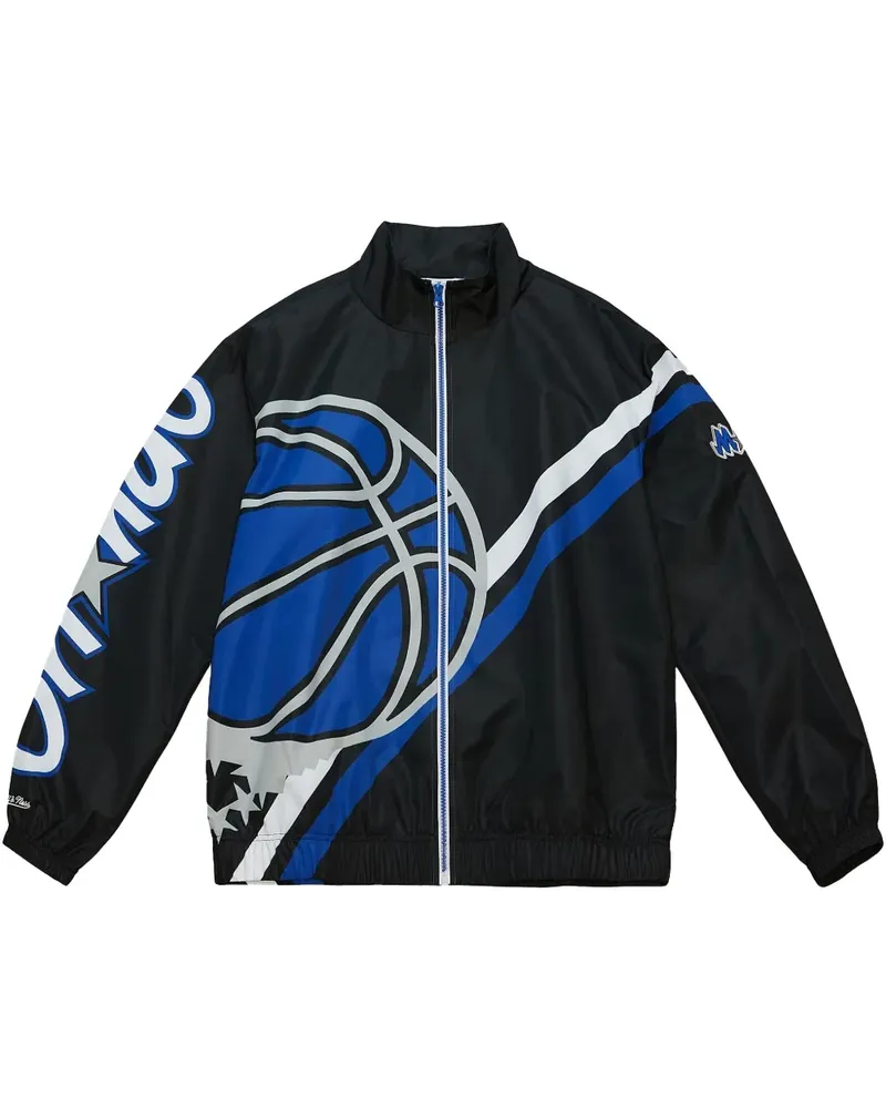 Mitchell & Ness Orlando Magic Exploded Logo Jacke - Schwarz Schwarz