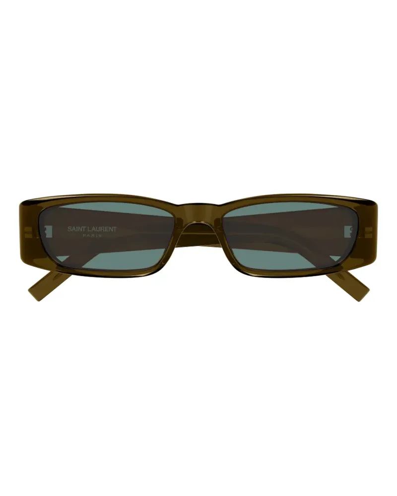 Saint Laurent SL 942 Sonnenbrille mit eckigem Gestell - Braun Braun