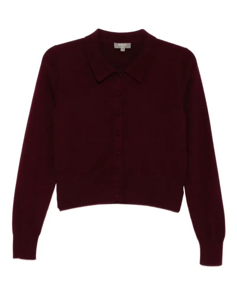 N.Peal Thea Cardigan - Rot Rot