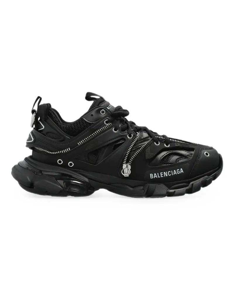 Balenciaga Track Sneakers mit Reißverschluss in Schwarz Schwarz