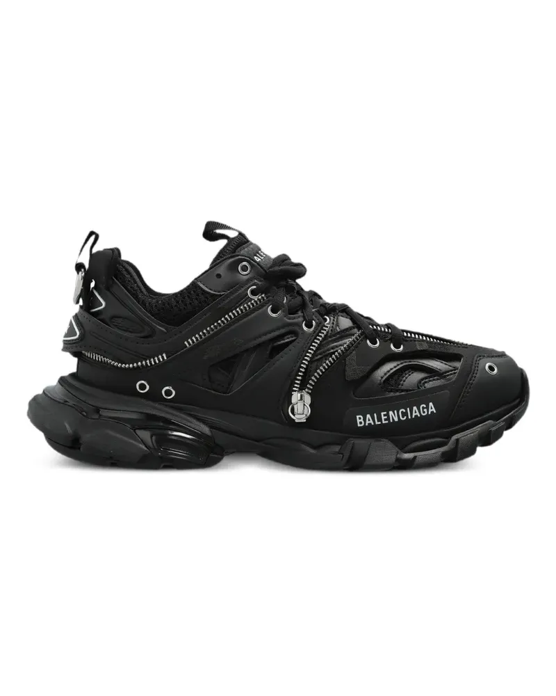 Balenciaga Track Sneakers mit Reißverschluss in Schwarz Schwarz