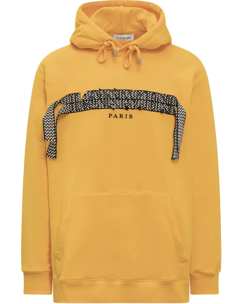 Lanvin Curb Over Hoodie - Gelb Gelb