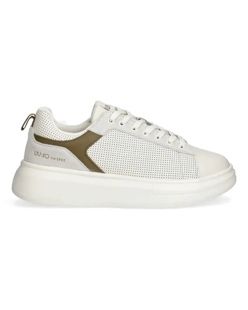 Liu Jo perforated panel sneakers - Nude Nude
