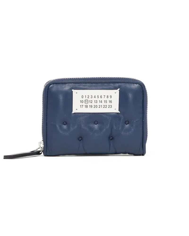 Maison Margiela Portemonnaie mit Nummern-Motiv - Blau Blau