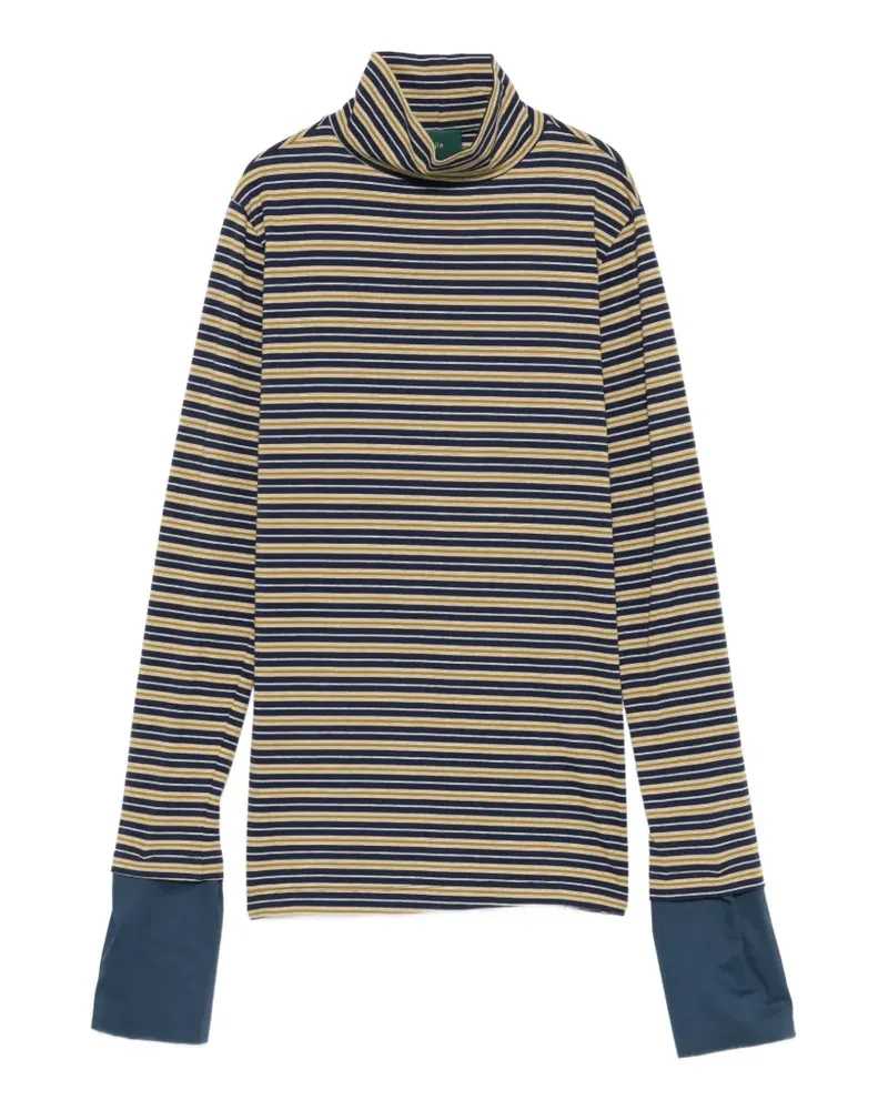Jejia Gigi striped turtleneck top - Blau Blau