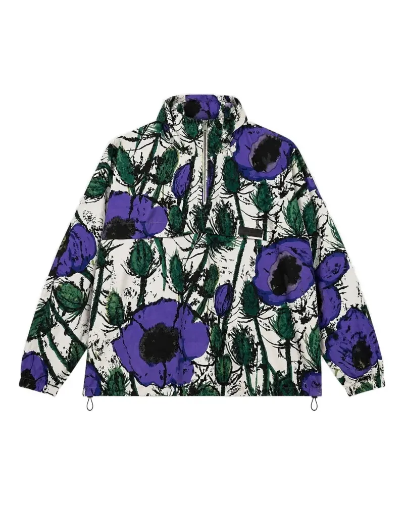 Wales Bonner Bloom Jacke mit Blumenprint - Weiß Weiß