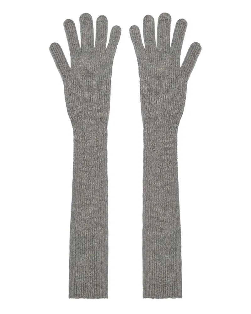 Fabiana Filippi Gerippte Handschuhe - Grau Grau