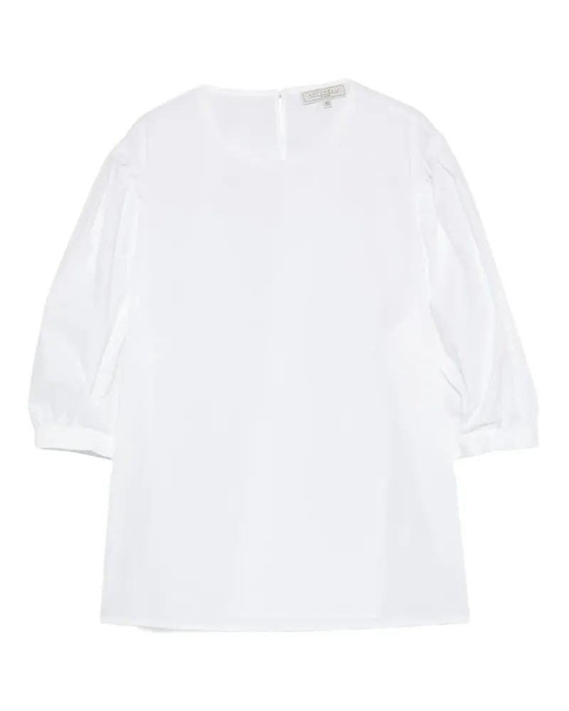 Antonelli Firenze puff-sleeve blouse - Weiß Weiß