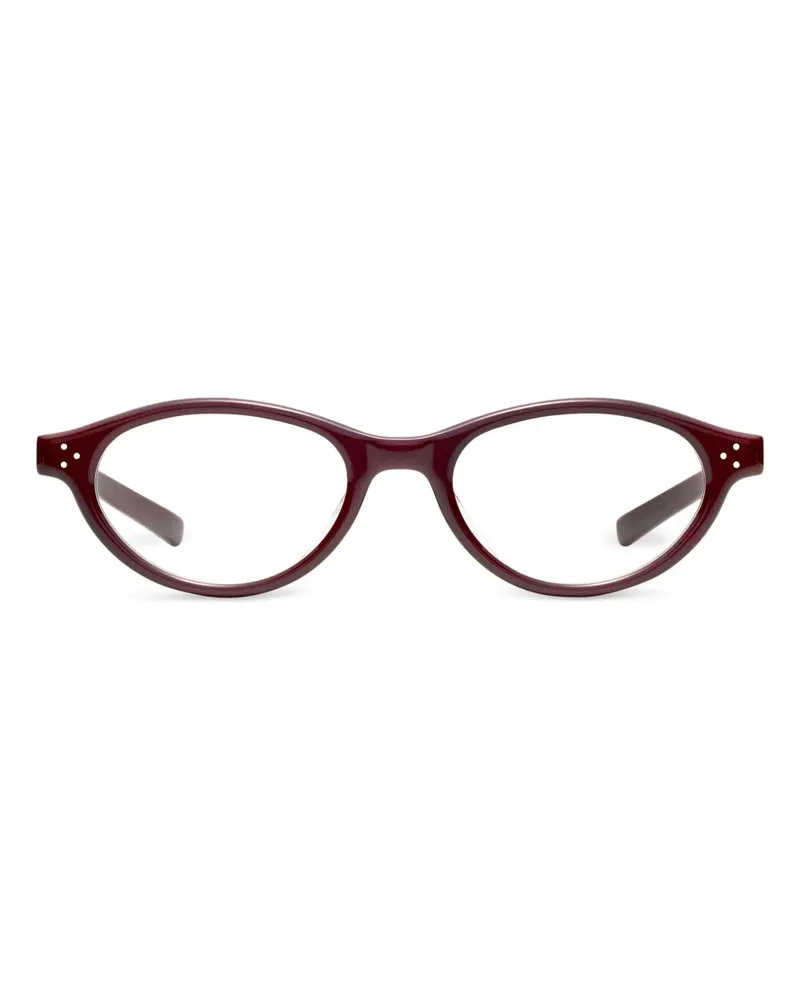Gentle Monster Lad R7 Brille mit ovalem Gestell - Rot Rot