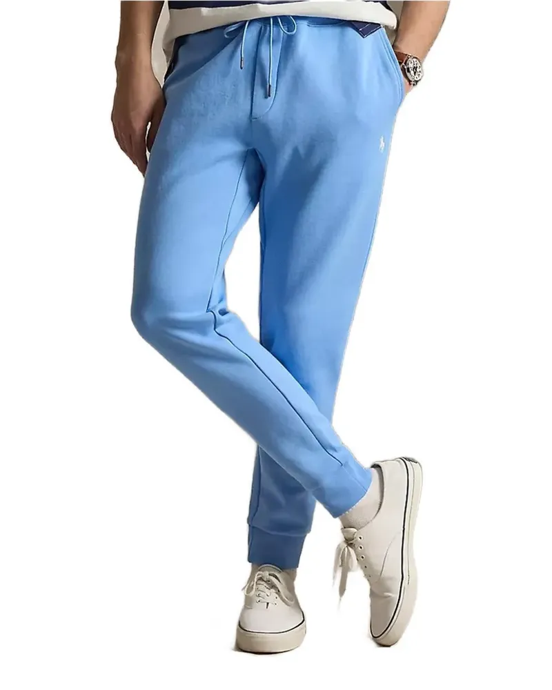Ralph Lauren logo-embroidered drawstring track pants - Blau Blau