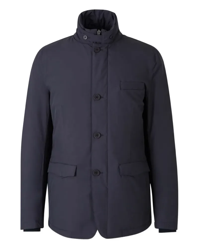 Herno Jacke mit Knopfverschluss - Blau Blau