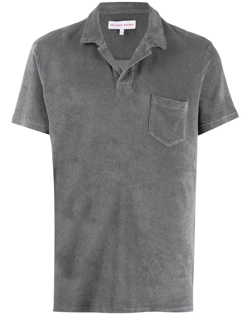 Orlebar Brown Kurzärmeliges Poloshirt - Grau Grau