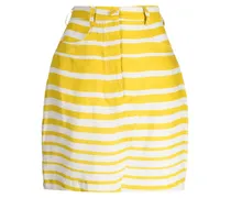 Gestreifter Sicily Minirock - Gelb
