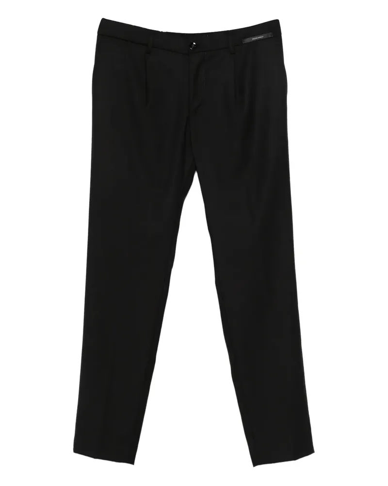 MICHAEL COAL Denny Hose mit Falten - Schwarz Schwarz