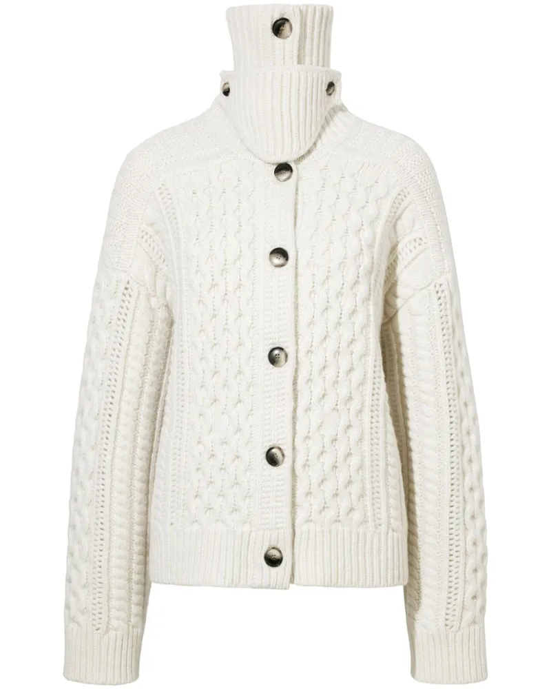 Proenza Schouler Darlene Cardigan - Weiß Weiß
