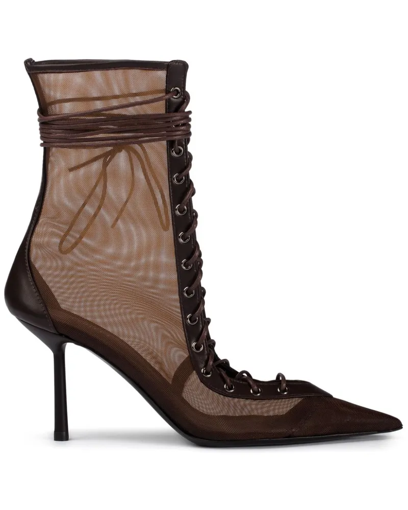 Le Silla Colette Stiefel 80mm - Braun Braun