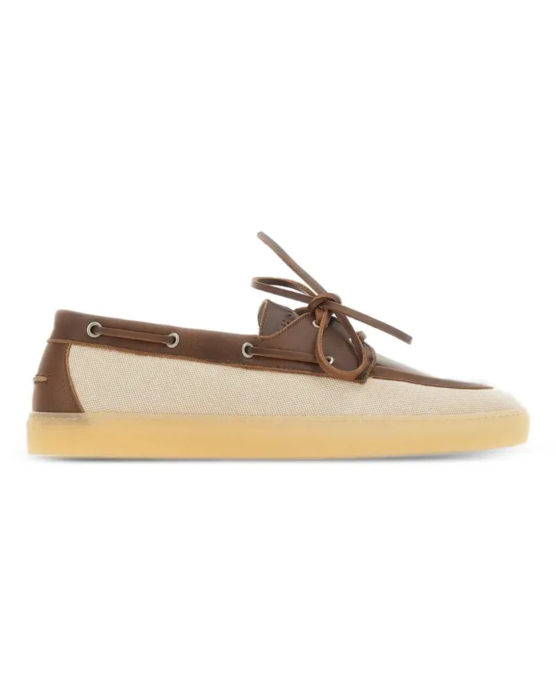 Copenhagen panelled boat shoes - Braun Braun