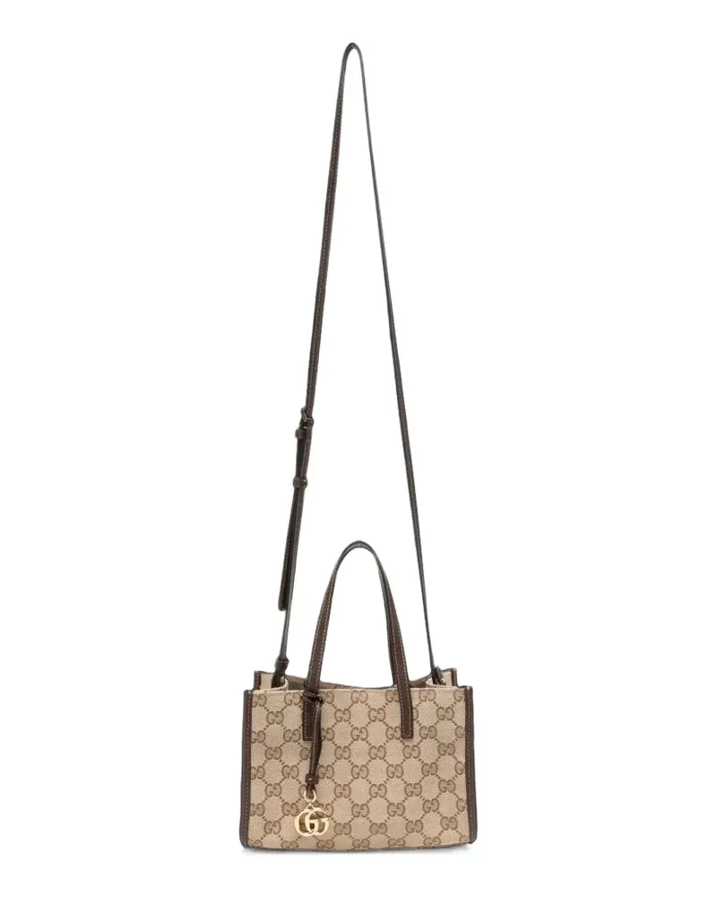 Gucci Handtasche aus GG Supreme - Nude Nude