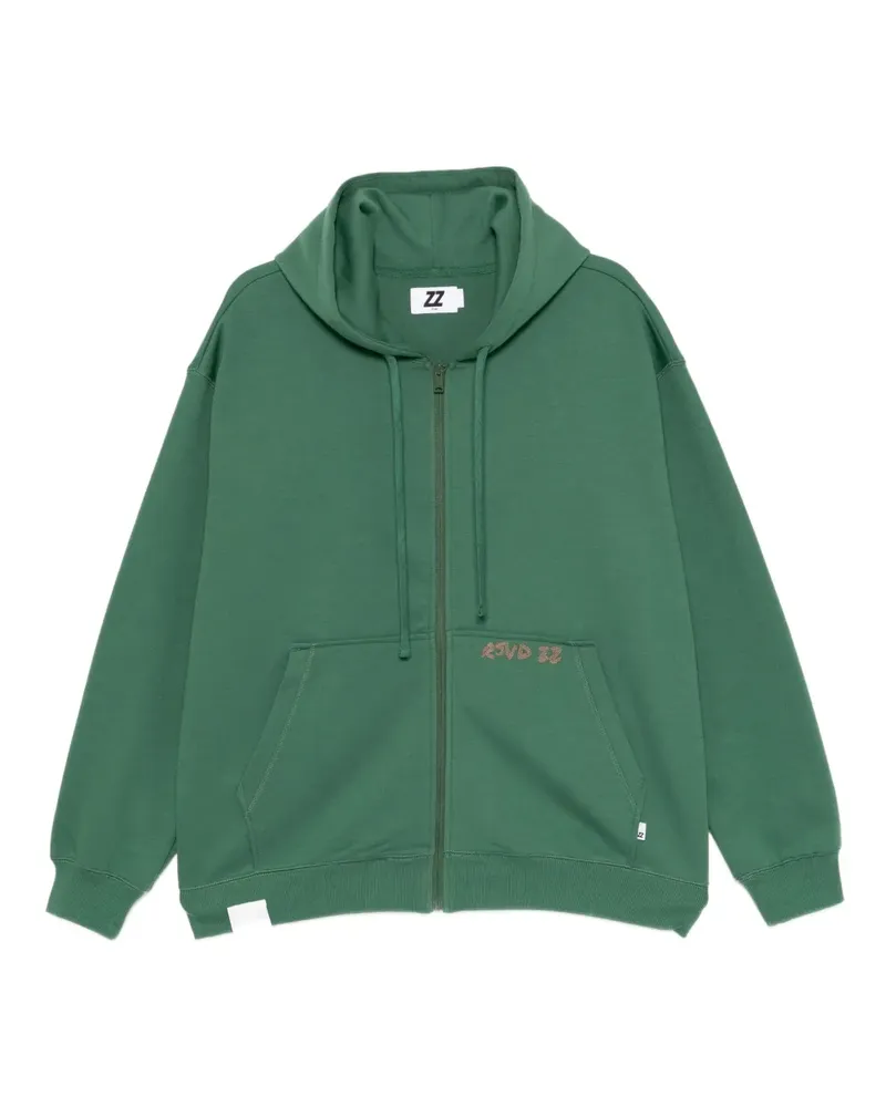 Izzue Hoodie mit Stickerei - Grün Grün