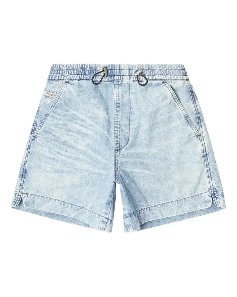 Diesel D-Tenni-S Jeans-Shorts mit Stretchbund - Blau Blau