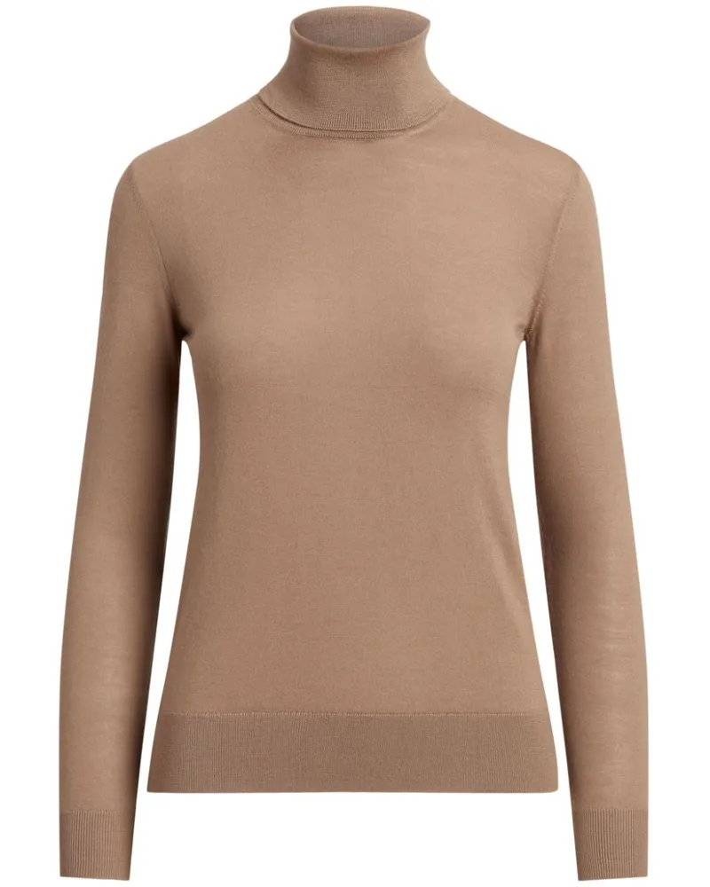 Ralph Lauren Gestrickter Rollkragenpullover - Nude Nude