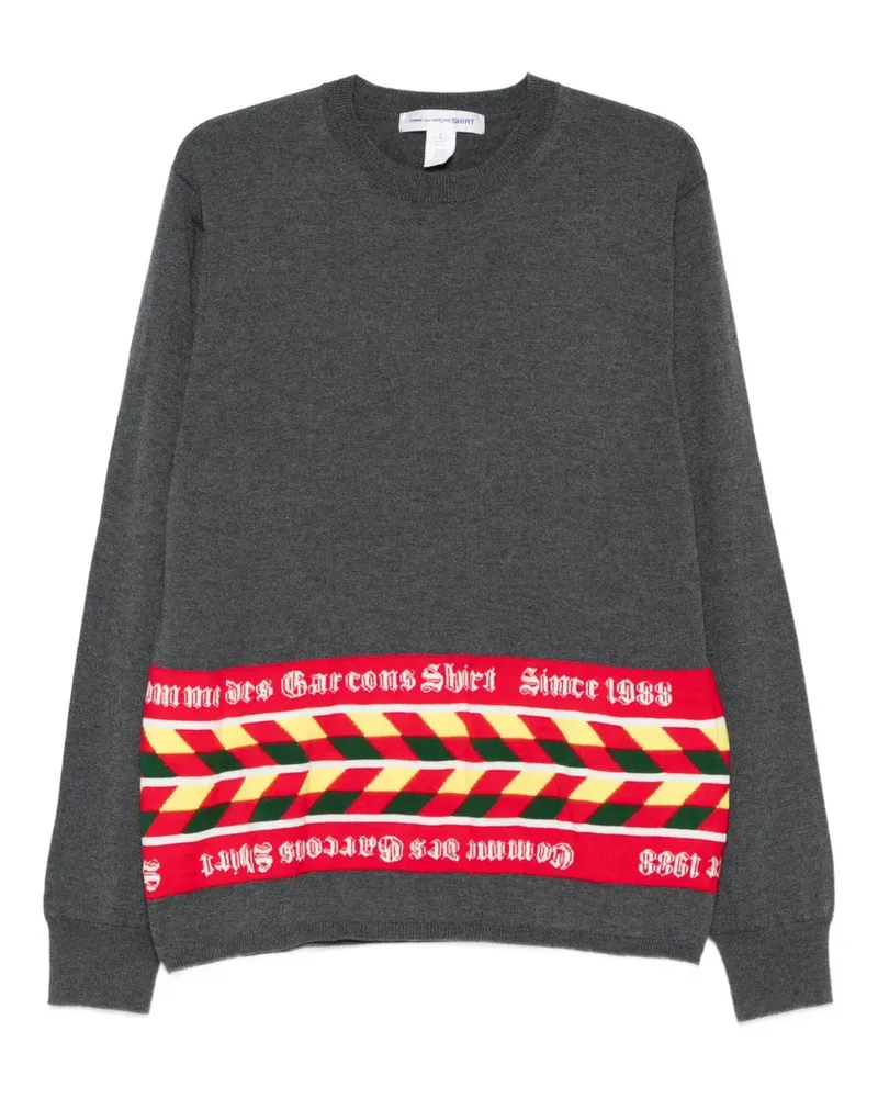 Comme des Garçons Klassischer Pullover - Grau Grau