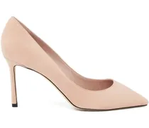 Romy Pumps aus Wildleder 85mm - Nude