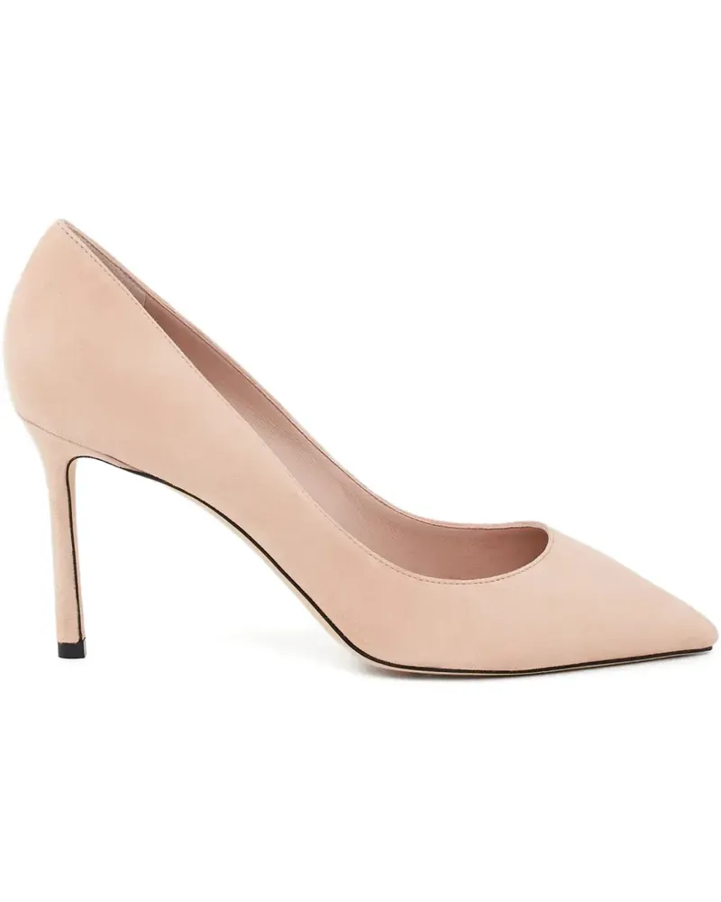 Jimmy Choo 85mm Romy suede pumps - Nude Nude
