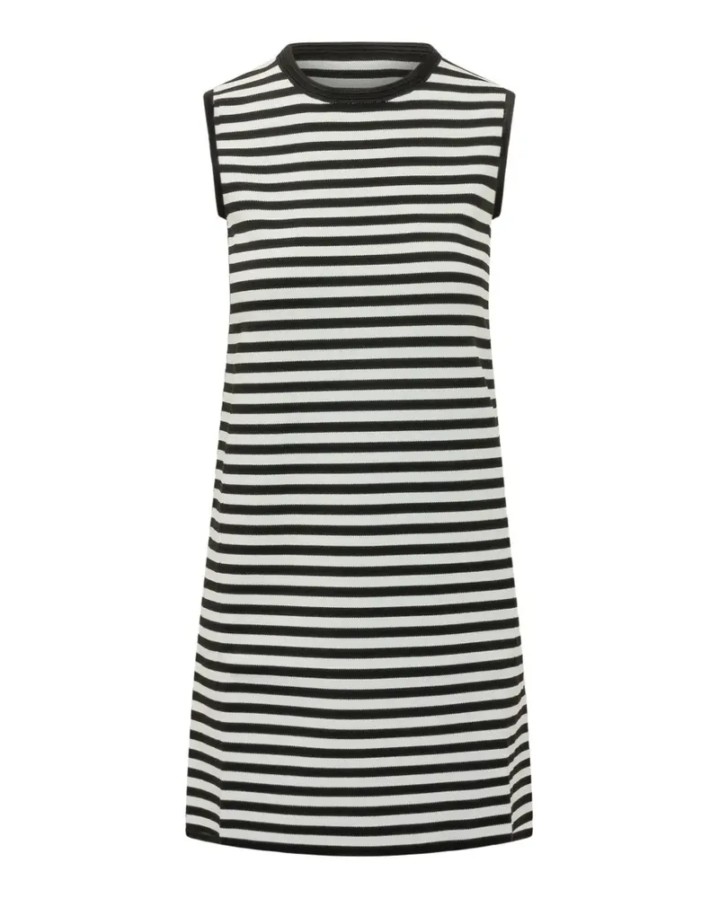 Max Mara MXPrane striped sleeveless mini dress - Schwarz Schwarz