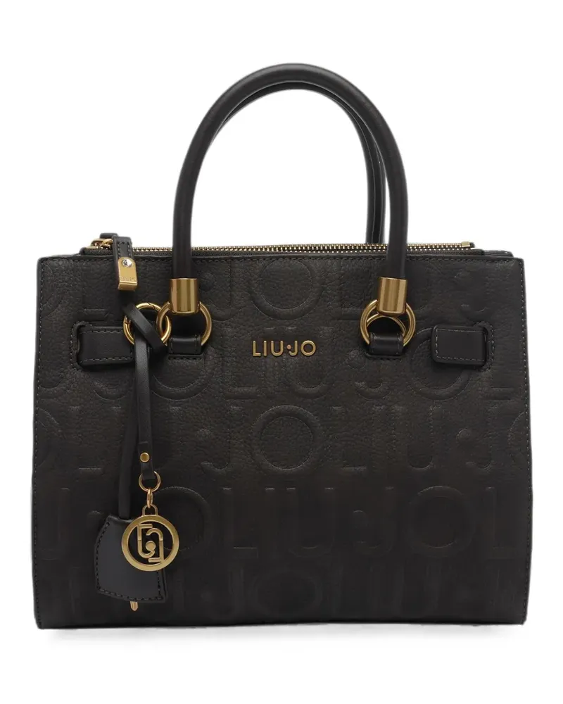Liu Jo Small logo-debossed satchel bag - Braun Braun