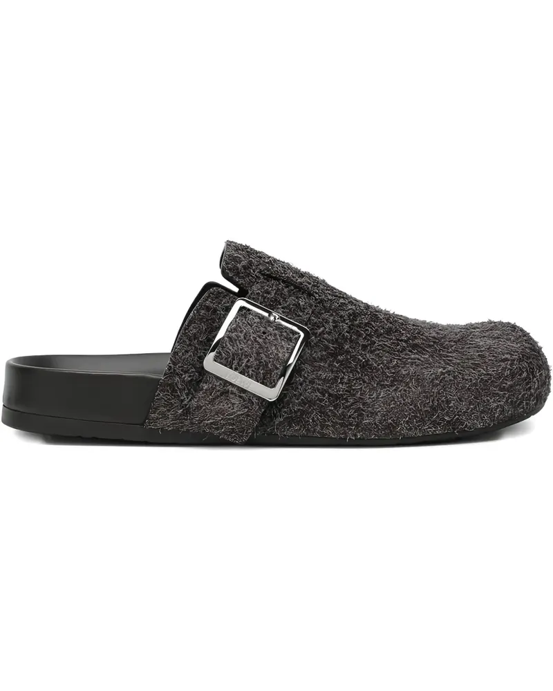 Loewe Pantoletten aus Leder - Braun Braun