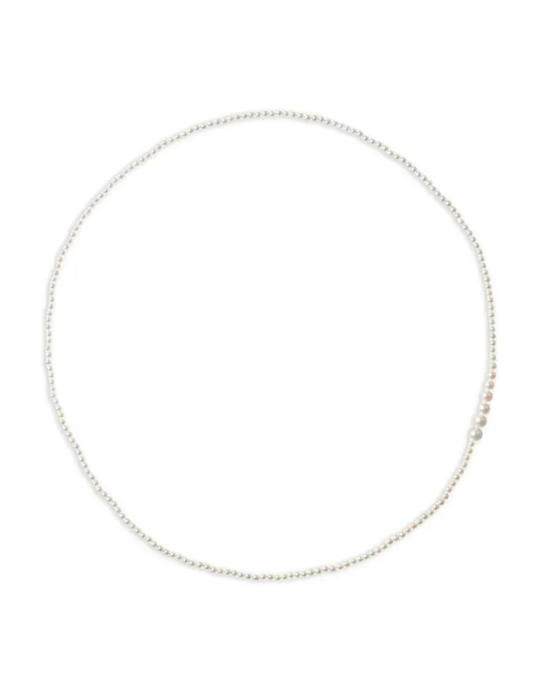 Sophie Bille Brahe 14K Christo pearl necklace - Weiß Weiß