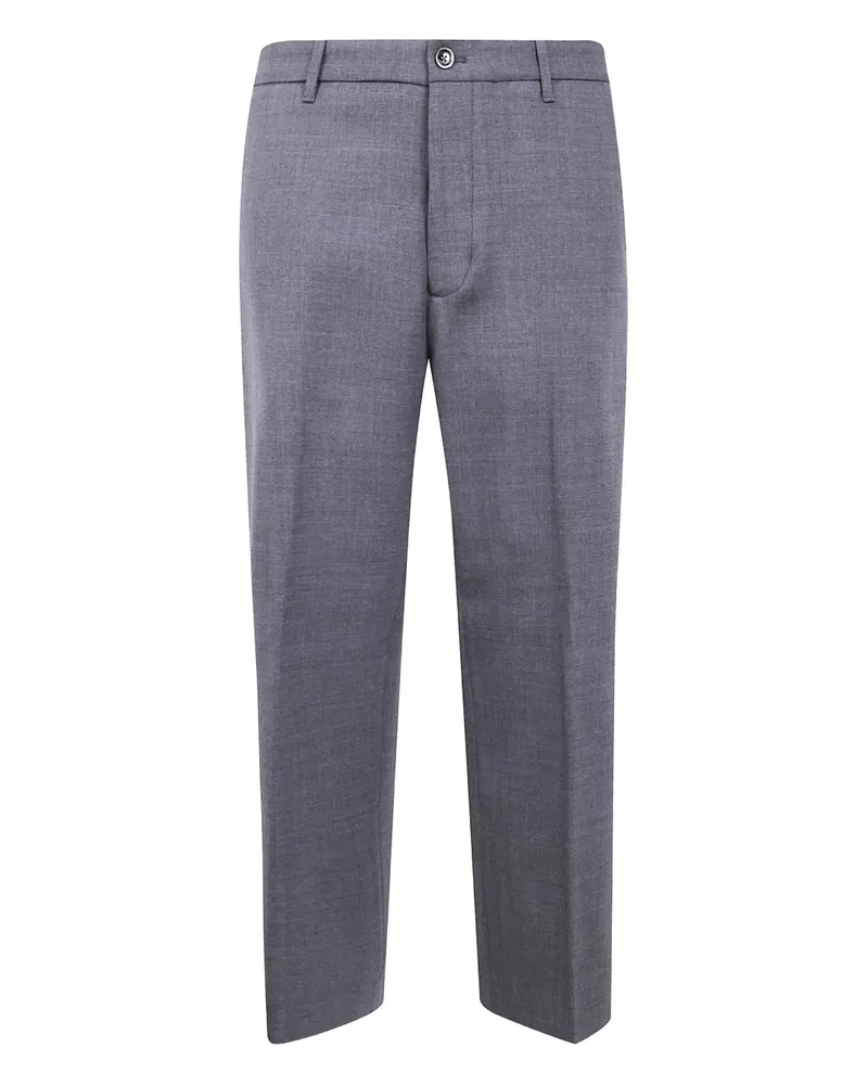 nine:inthe:morning Wollhose mit Knöpfen - Grau Grau