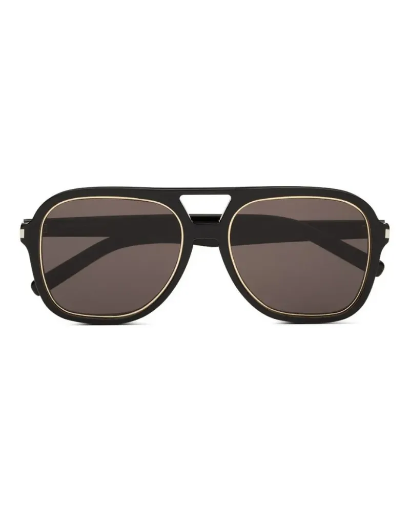 Saint Laurent pilot-frame sunglasses - Schwarz Schwarz