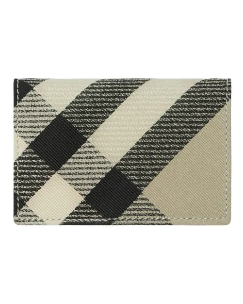Burberry Kartenetui mit Check - Nude Nude