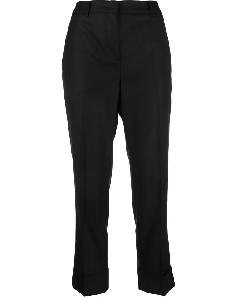 Incotex Hose mit schmalem Schnitt - Schwarz Schwarz