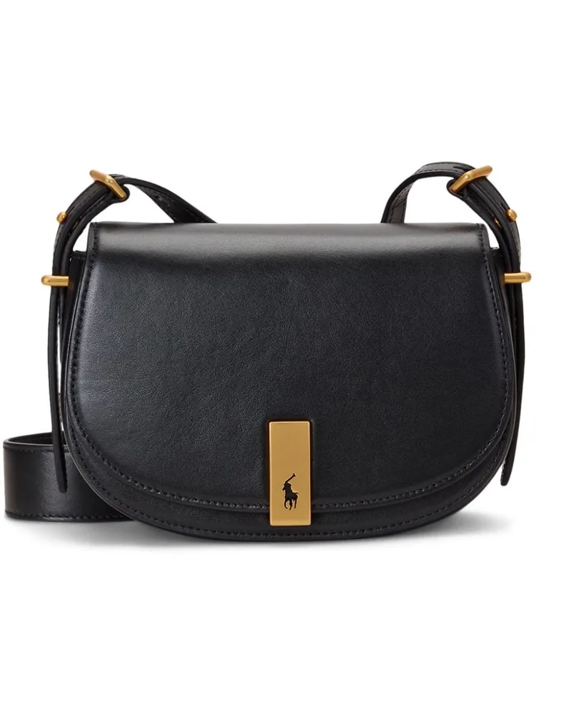 Ralph Lauren Mini Polo ID Umhängetasche - Schwarz Schwarz