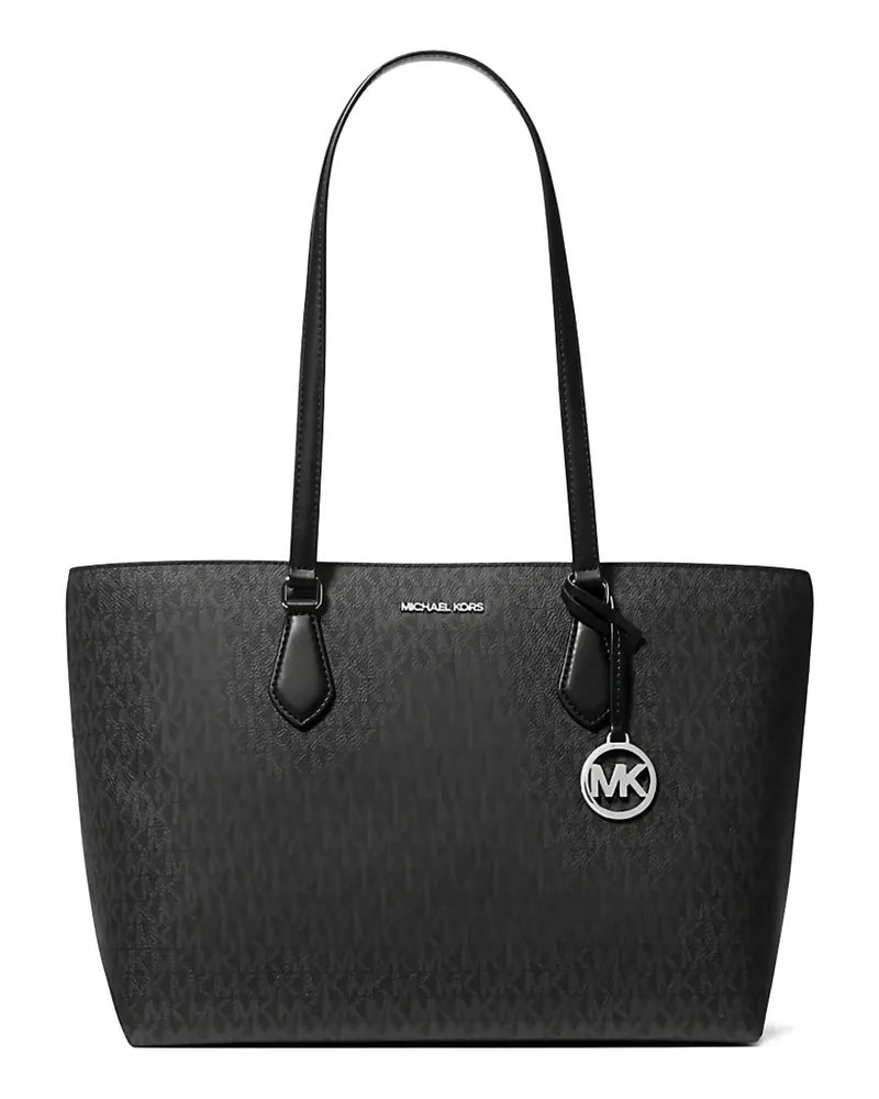 Michael Kors Sheila monogram tote bag - Schwarz Schwarz