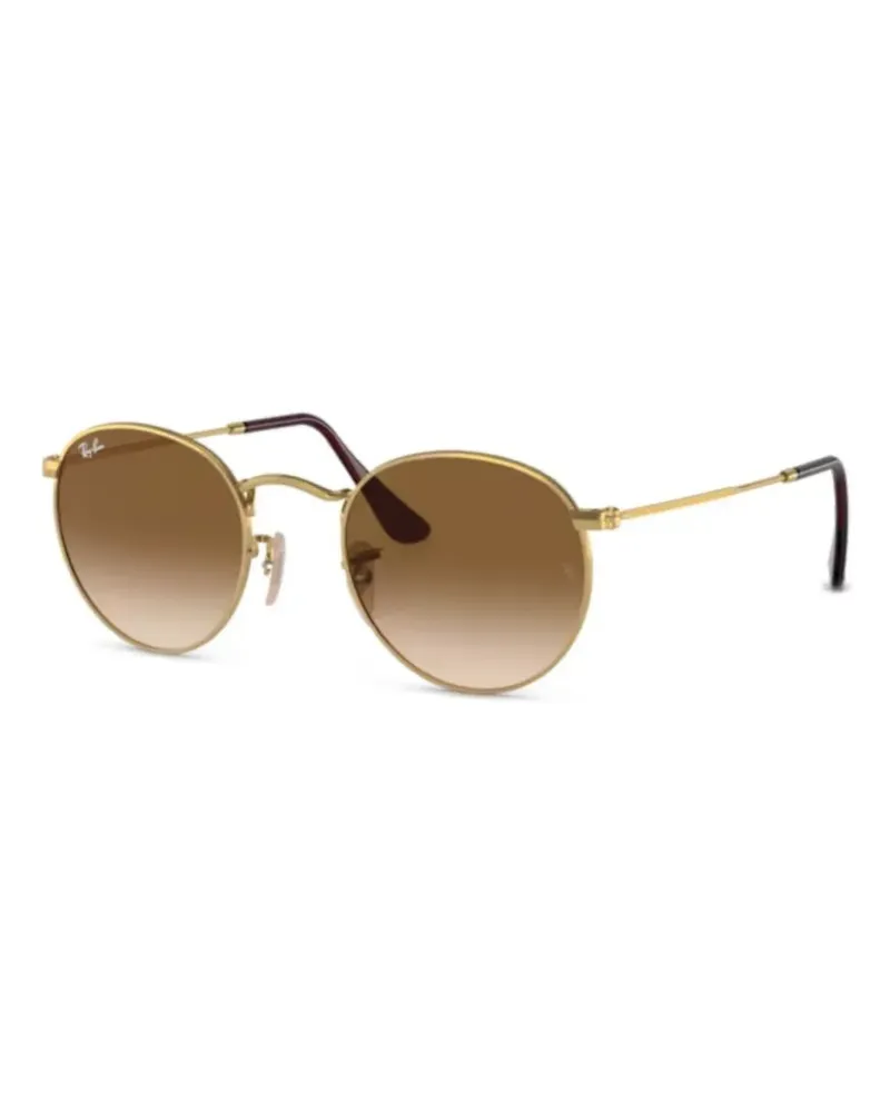 Ray Ban Sonnenbrille mit runden Farbverlaufgläsern - Gold Gold