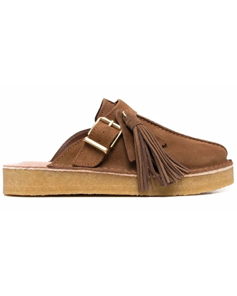 Clarks Mules aus Wildleder - Braun Braun
