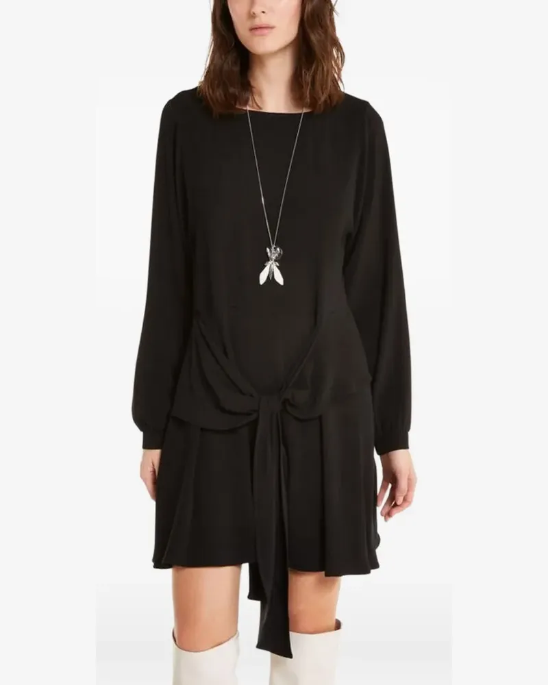 Patrizia Pepe Kleid mit Knotendetail - Schwarz Schwarz