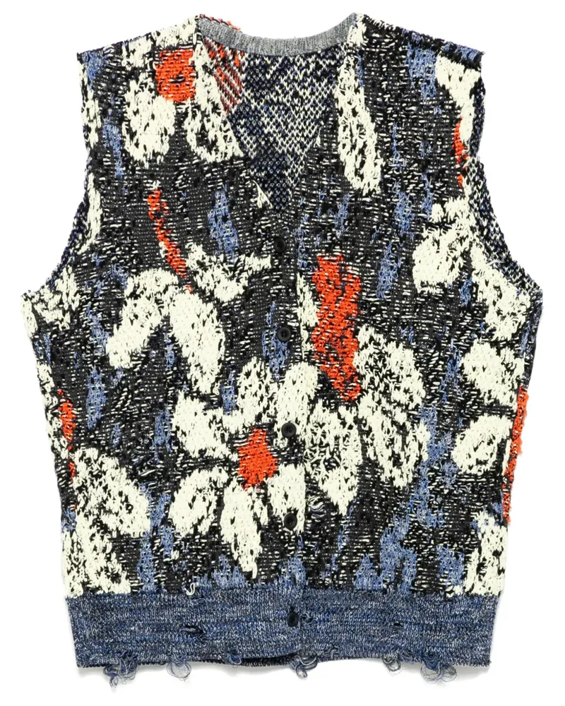 JNBY Pullover mit V-Ausschnitt - Blau Blau