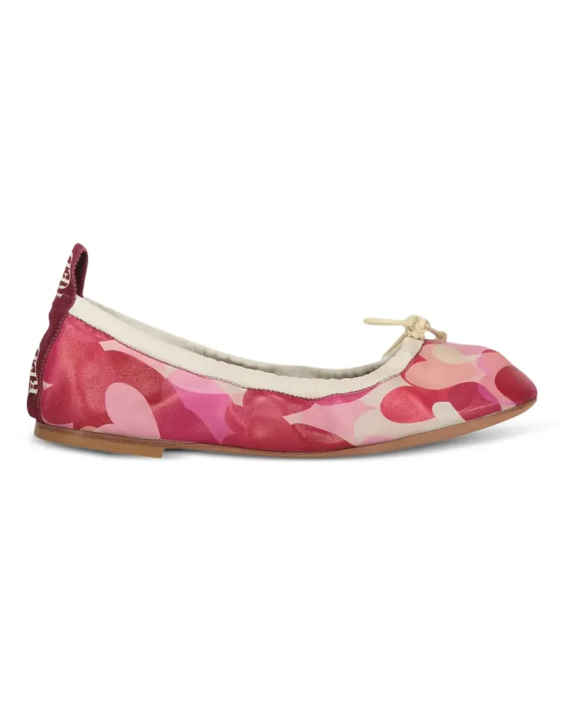 RED Valentino Ballerinas mit Herz-Print - Rosa Rosa