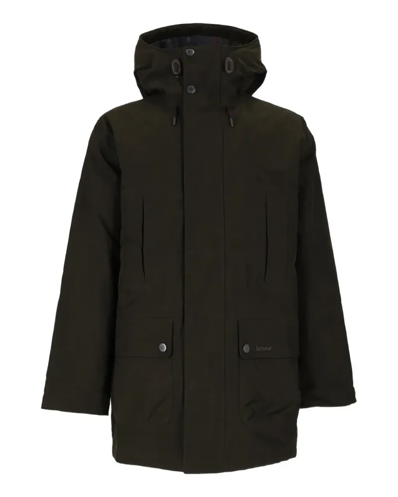 Barbour Northfield Kapuzenparka - Grün Grün