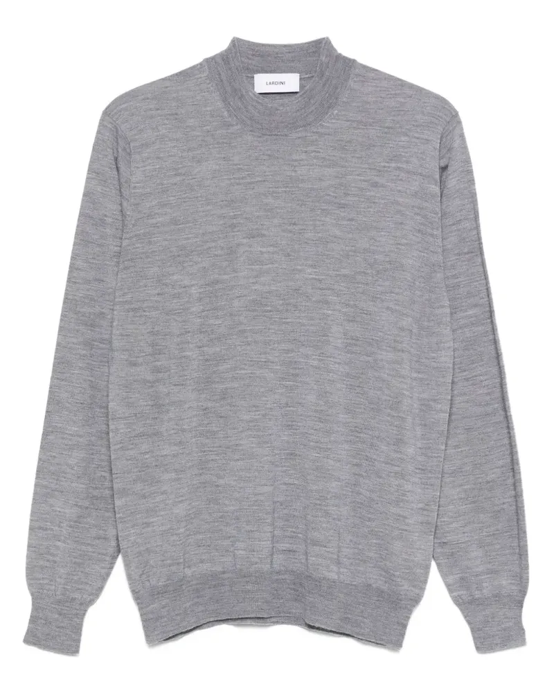 LARDINI Pullover mit Stehkragen - Grau Grau