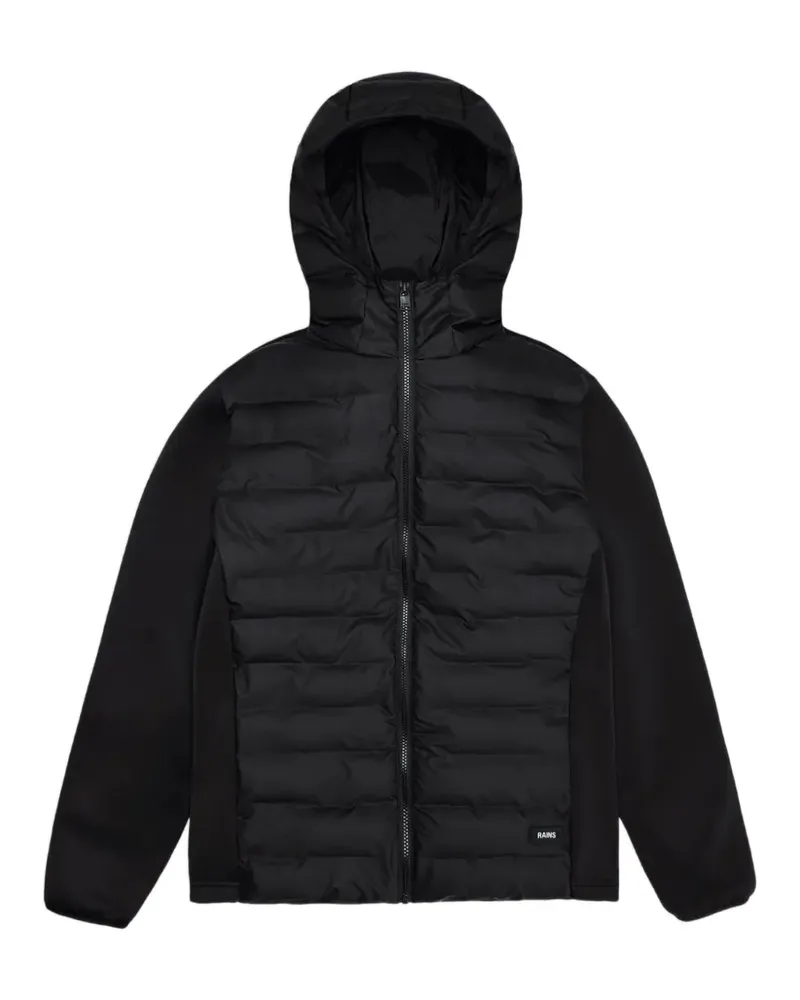 RAINS Wattierte Safi Jacke - Schwarz Schwarz